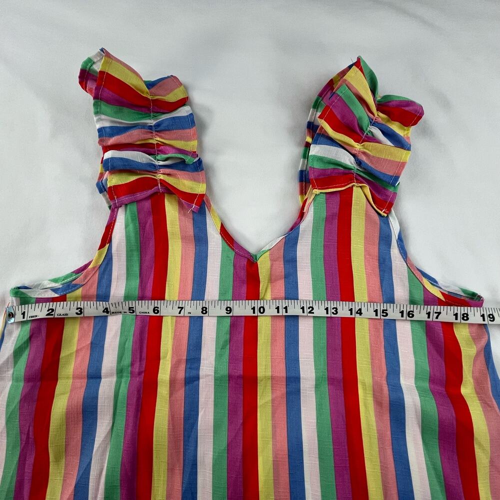 Entro Multicolor Striped Tank Top - Picture 5 of 7